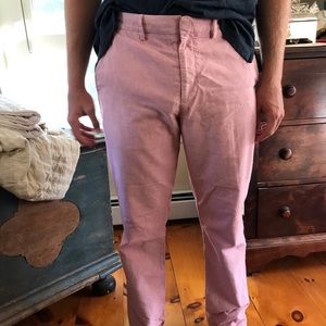 J. Crew men’s salmon pants
